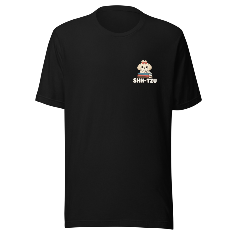 Shh-Tzu Librarian Tee — Floof