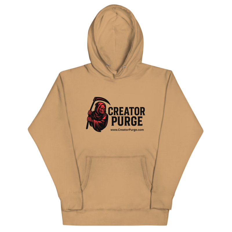Creator Purge Logo Unisex Hoodie in Khaki