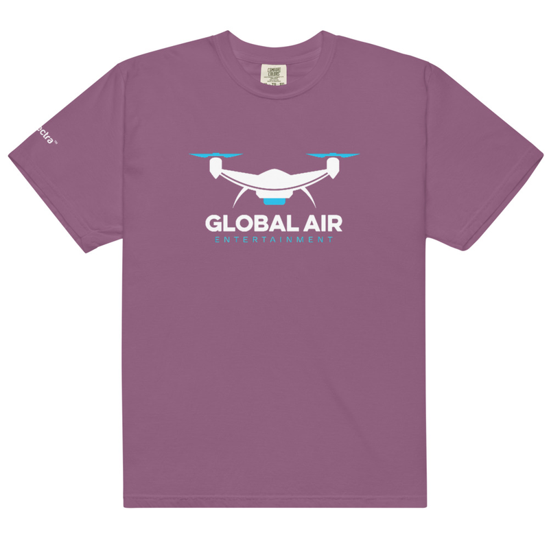 Unisex garment-dyed heavyweight t-shirt – XL, Berry