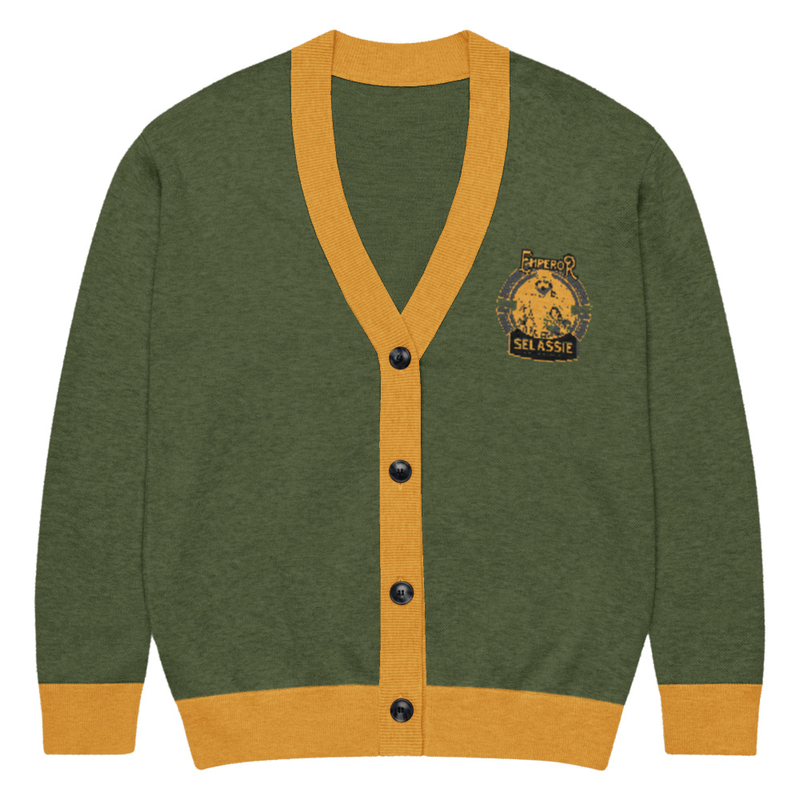 Lion of Judah v2 Knitted cardigan – S, Custom