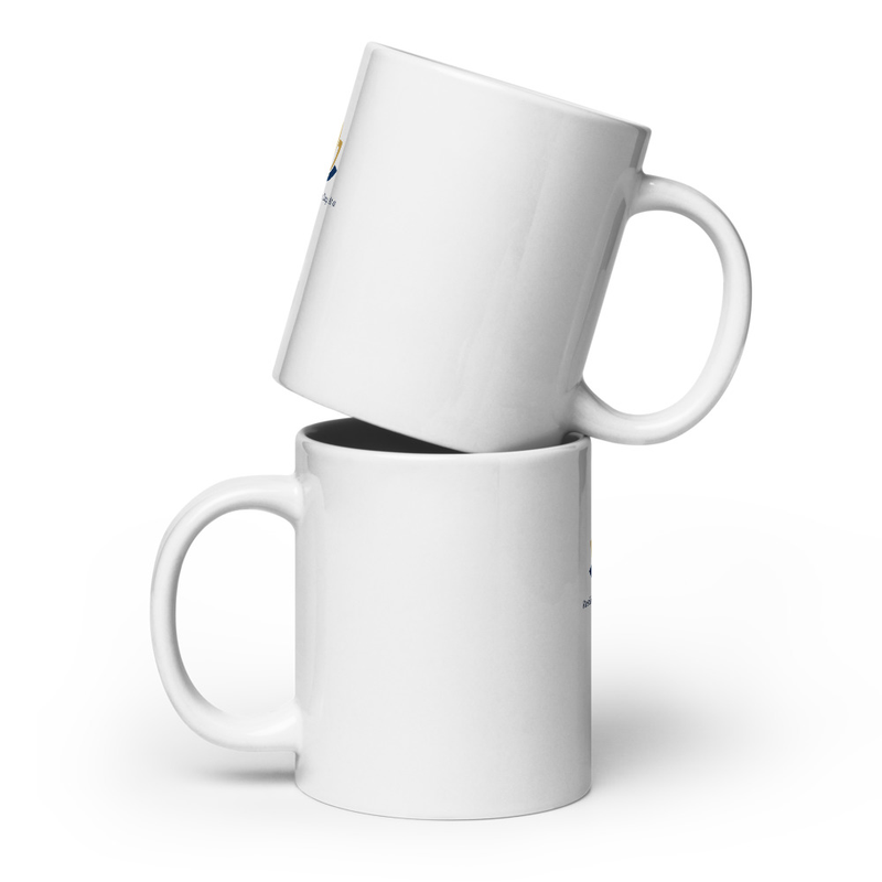 Resilience & Healing White glossy mug- One Day At A Time