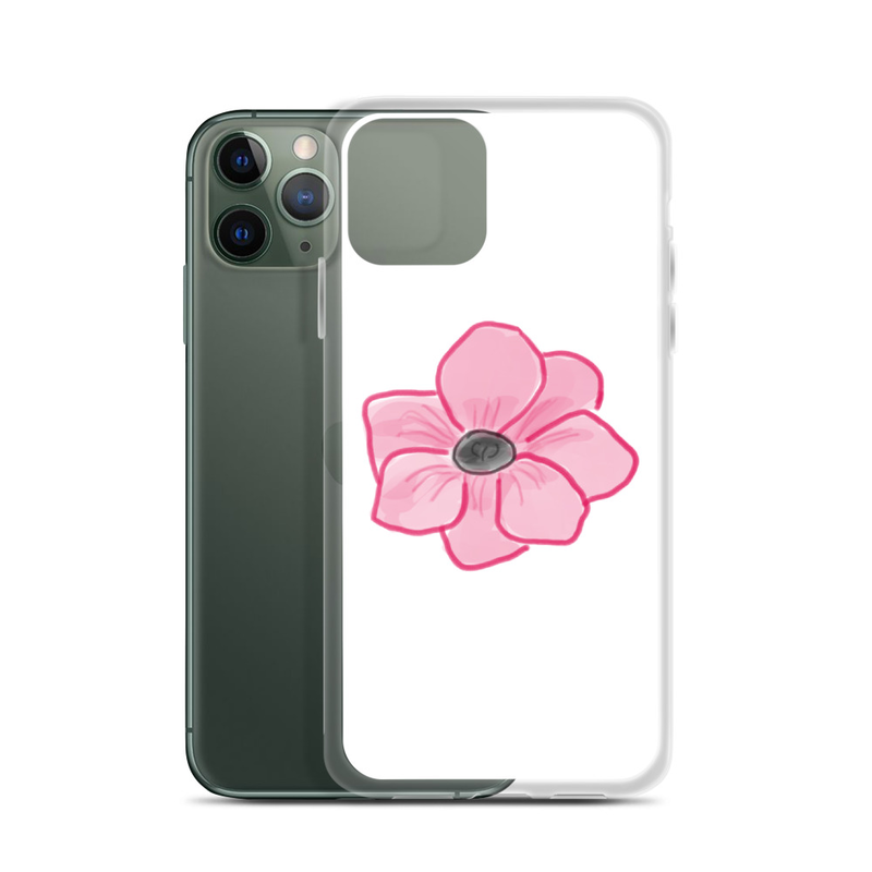 Cheery Pink Flower iPhone Case – Image 2