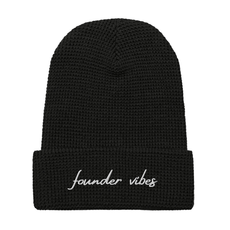 Founder Vibes Waffle beanie