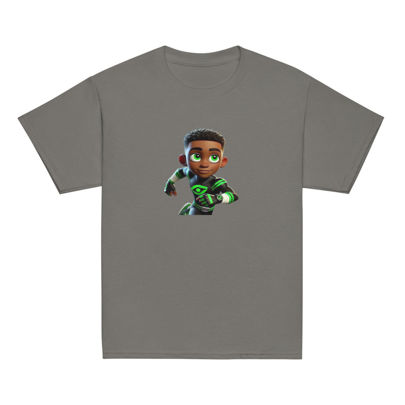 Tim Youth classic tee – XS, Charcoal