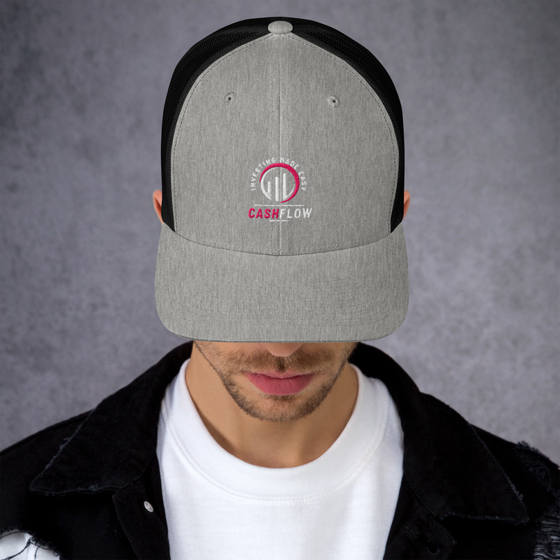 Cashflow Investing Inc Hat v.2 – One size, Heather/ Black