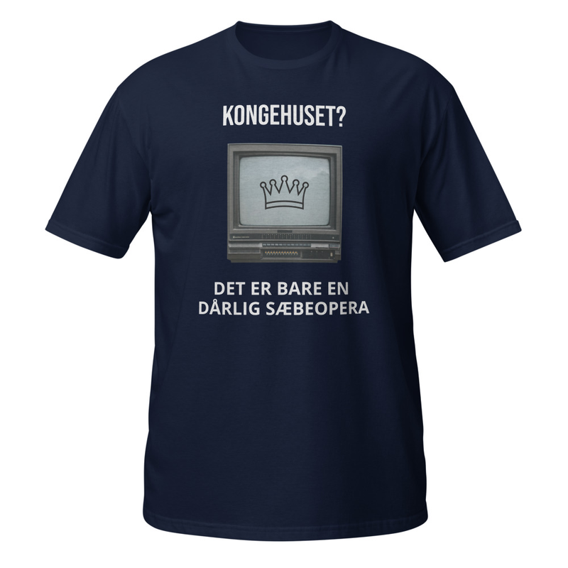 T-Shirt Kongehus Sæbeopera – Marineblå