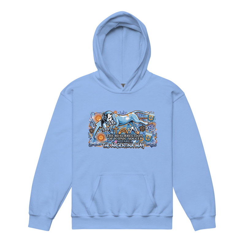Resurrection Footy “Argentina Way” Premium Hoodie Youth