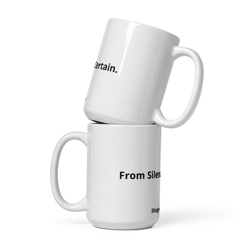 From Silenced -> Certain Mug – 15 oz, White
