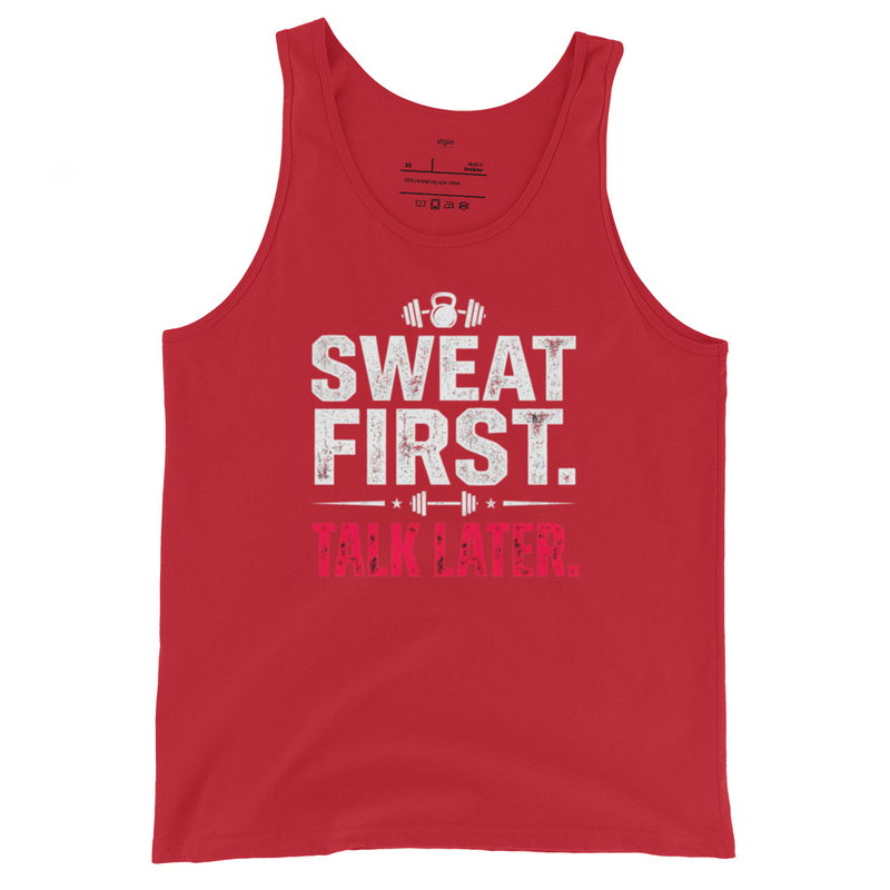 Sweat First Men's Tank Top – Image 3