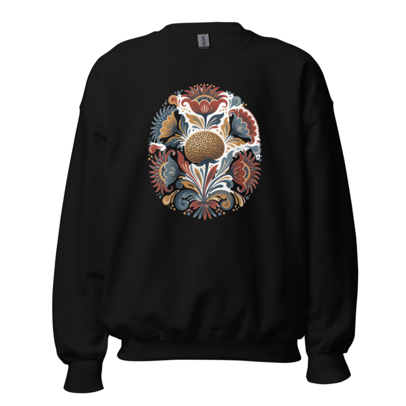 Folk Tide Garden Crewneck (Artist Series) mockup