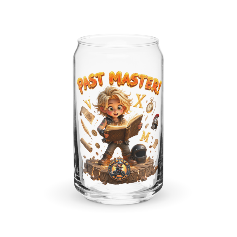 Wyatt Past Master 16oz Can Glass