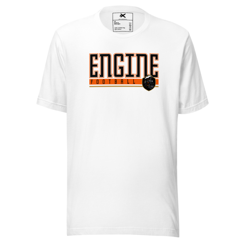 East Side Engine - DFA Font Engine Tee – 2XL, White