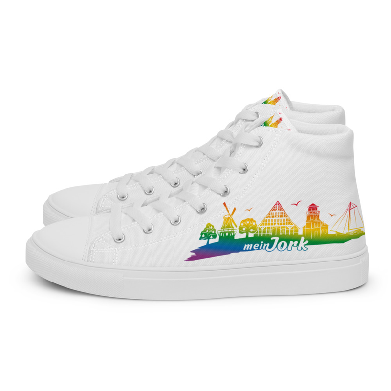 Herren-High-Top-Sneakers aus Canvas