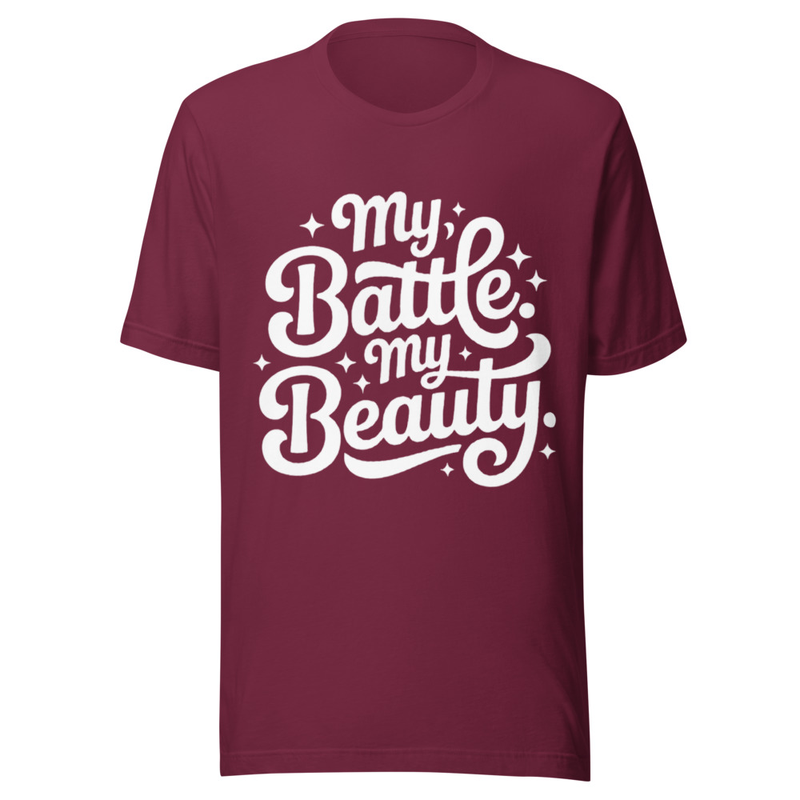 My Battle My Beauty - Midnight Tone – S, Maroon