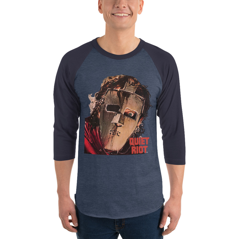 OFFICIAL QUIET RIOT 3/4 sleeve raglan shirt