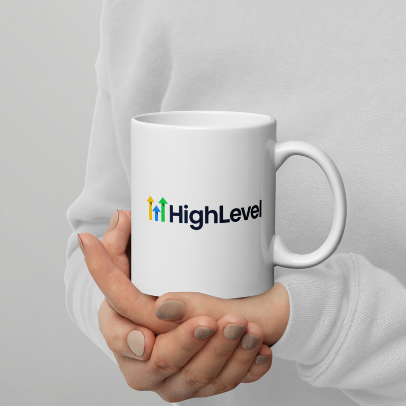 HighLevel White Mug