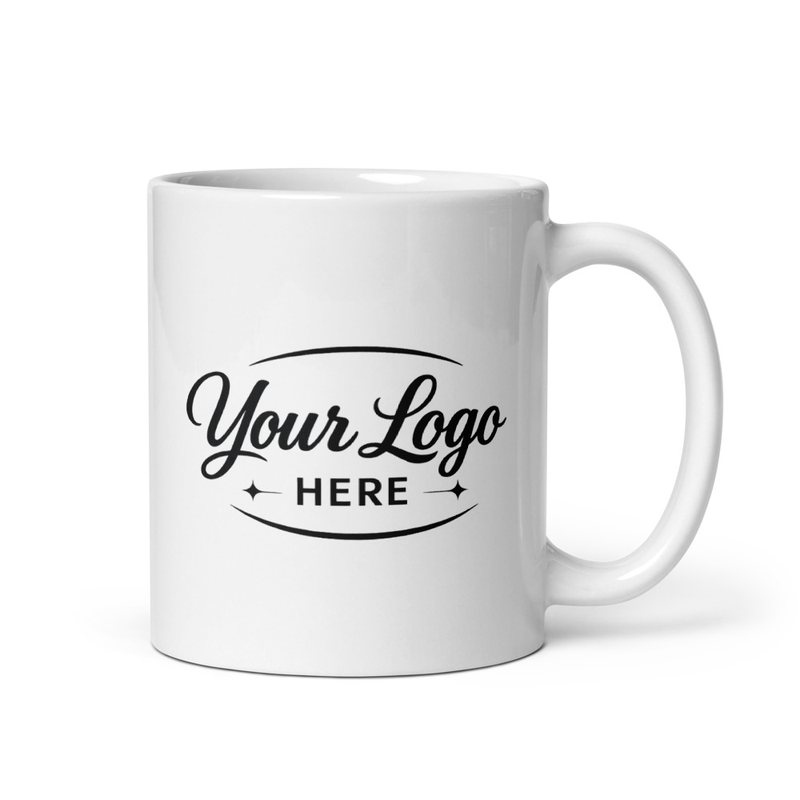 White Glossy Coffee Mug