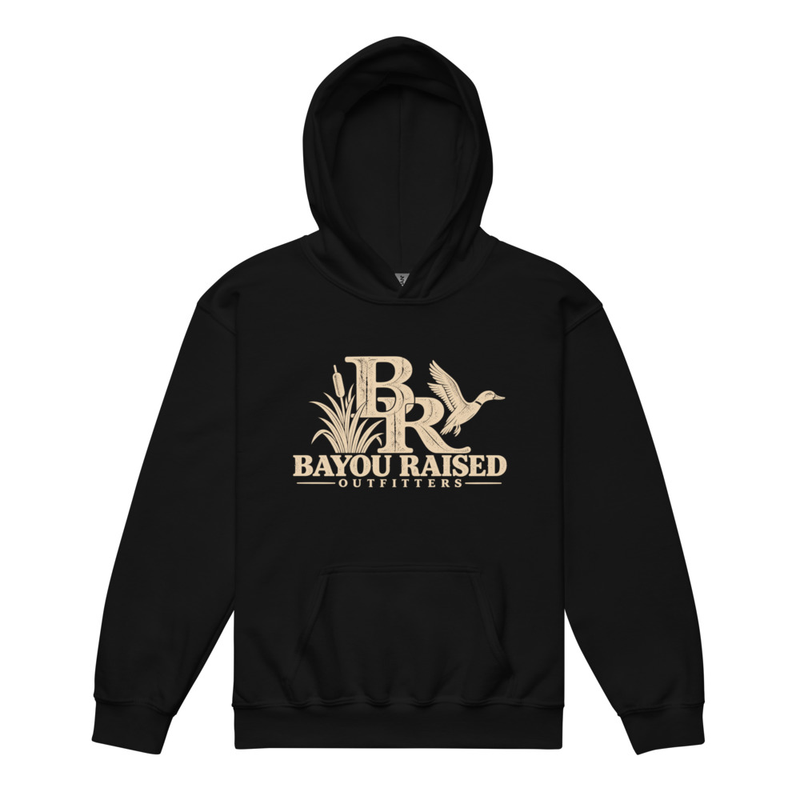 Youth Bayou Raised Logo Hoodie