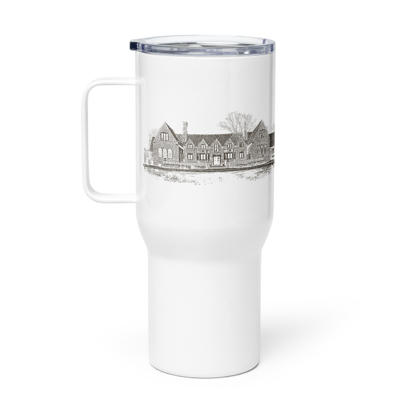 moorestown community house etched stainless steel tumbler