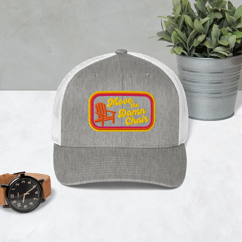 Trucker Cap – One size, Heather Grey/White
