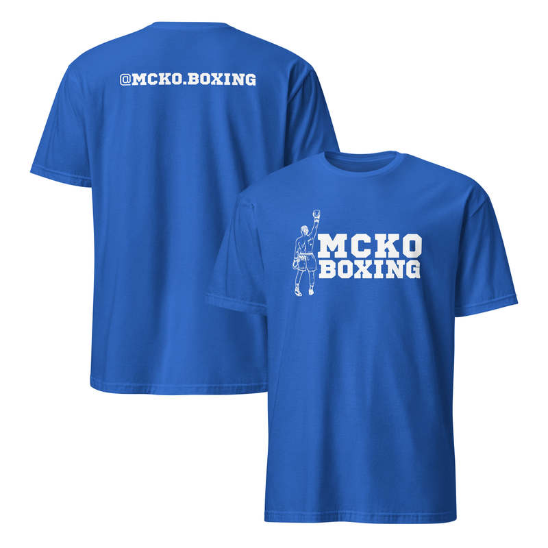 MCKO BOXING (white print) – XL, Royal