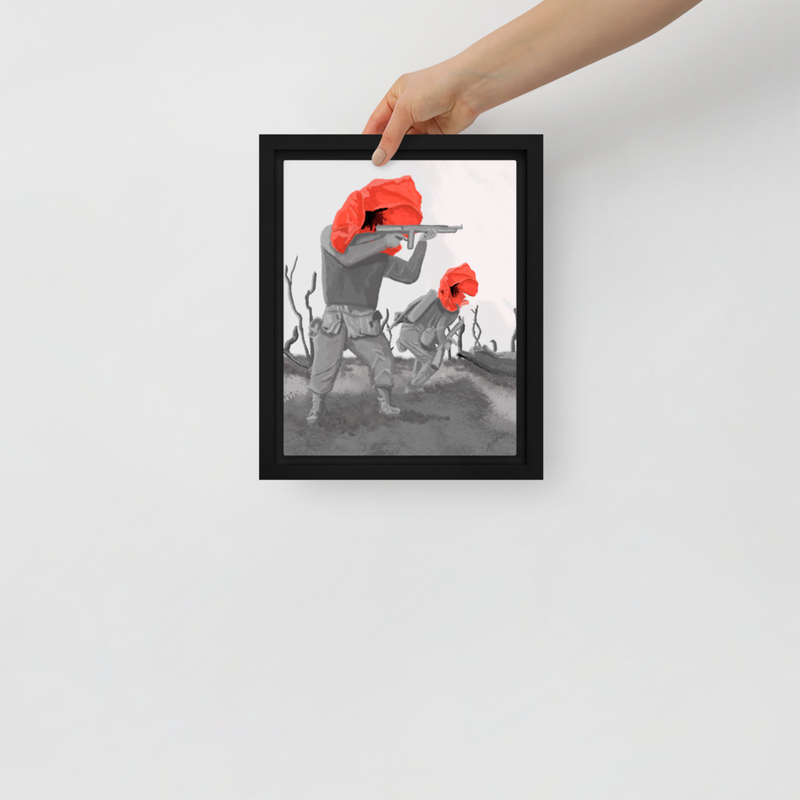 FIELD ILLUSTRATION - THE POPPIES