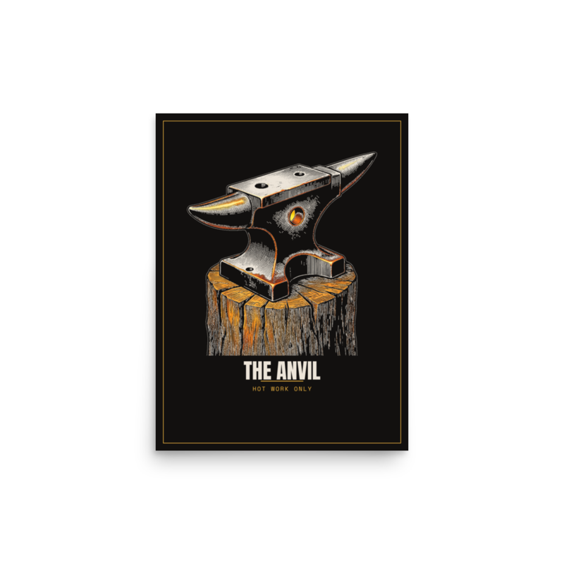 The Anvil Poster mockup