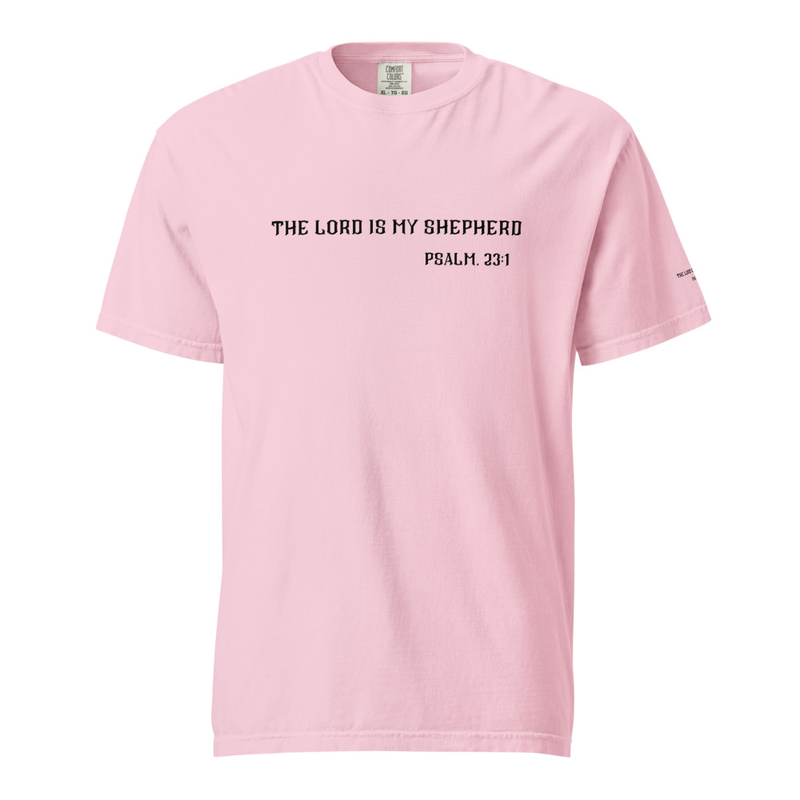 The Lord is my Shepherd Unisex garment-dyed heavyweight t-shirt