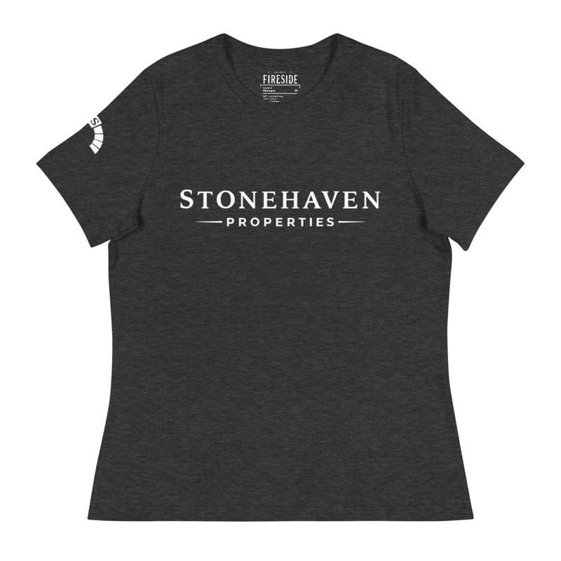 Branded Stonehaven - Women's Relaxed T-Shirt – XL, Dark Grey Heather