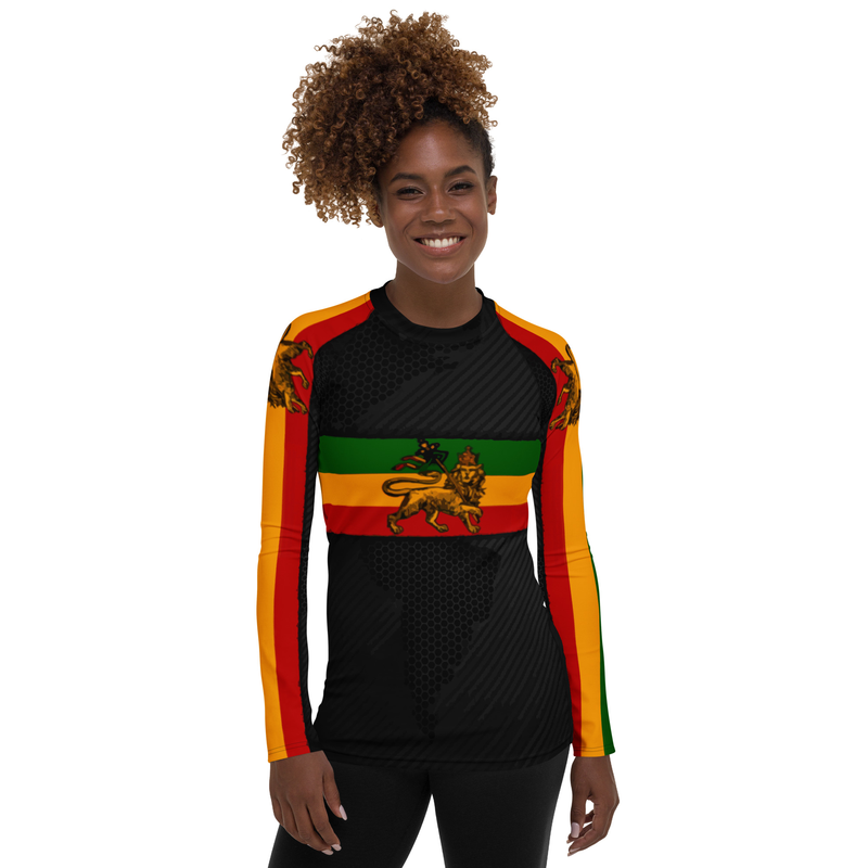 Lion of Judah World Women's Rash Guard