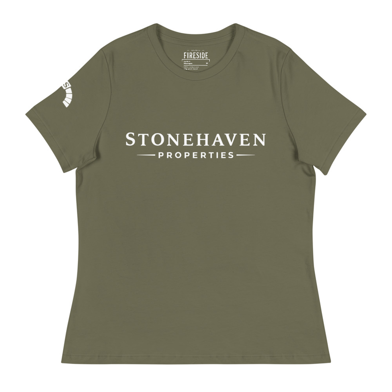 Branded Stonehaven - Women's Relaxed T-Shirt – XL, Military Green