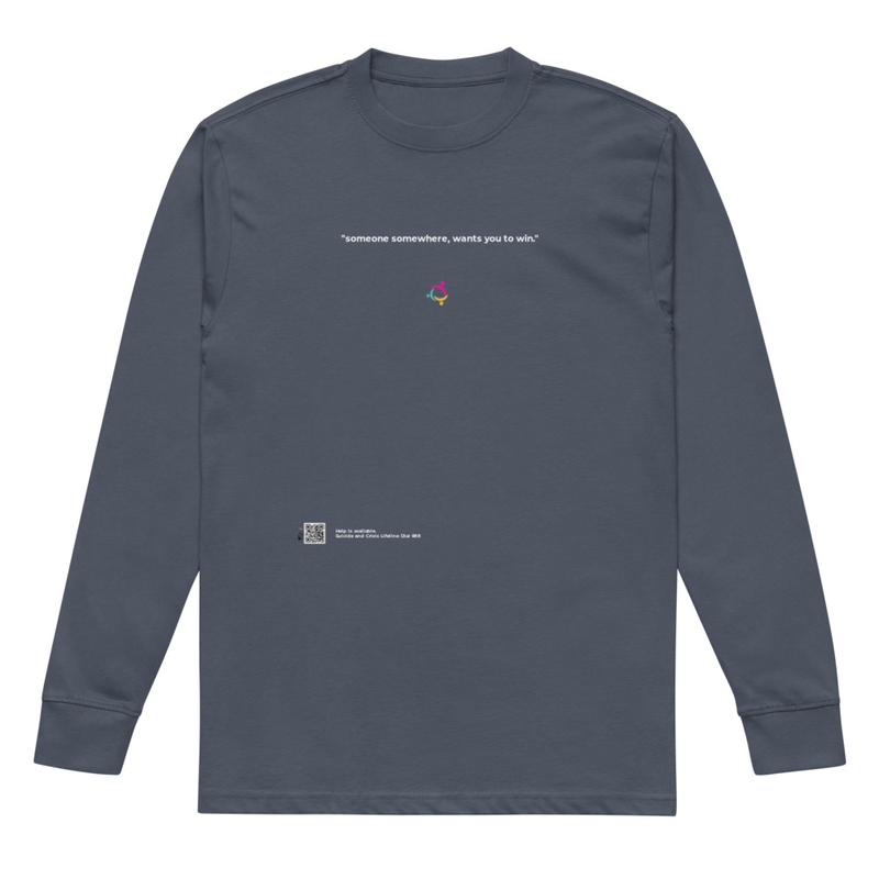 Suicide Awareness "Someone, Somewhere" Long Sleeve T-Shirt