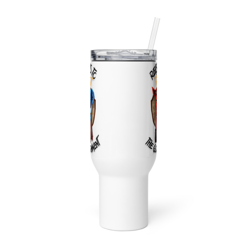 Reasons to Trust The Government  - Travel Mug – 40 oz, White