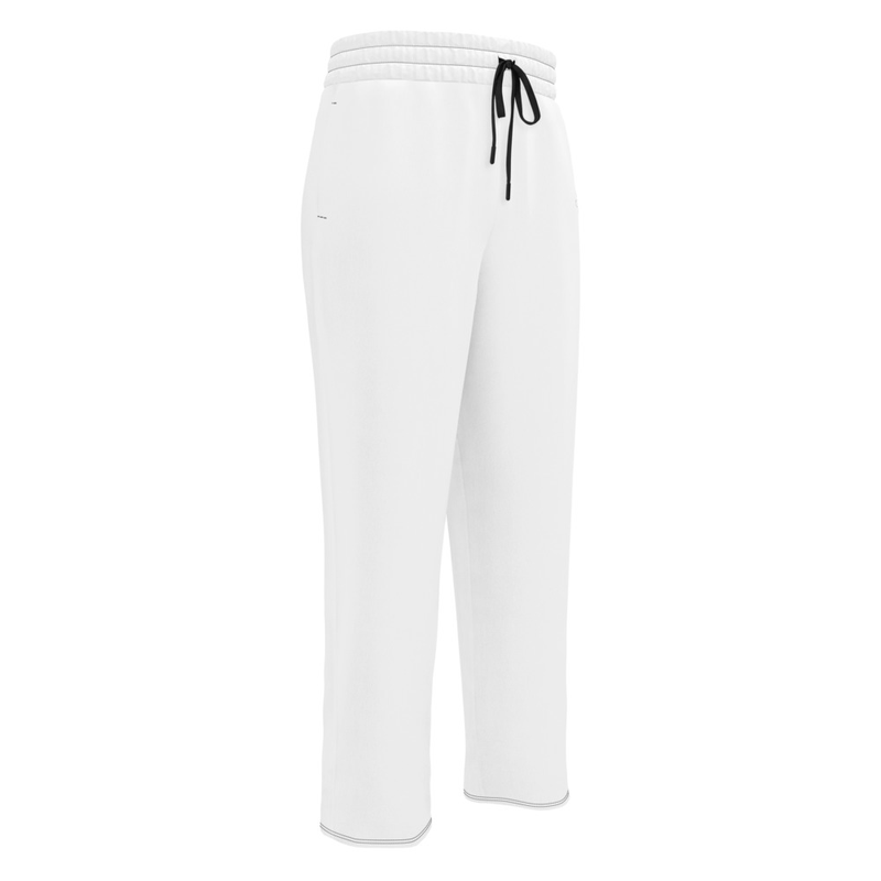 Wide-leg joggers white w1