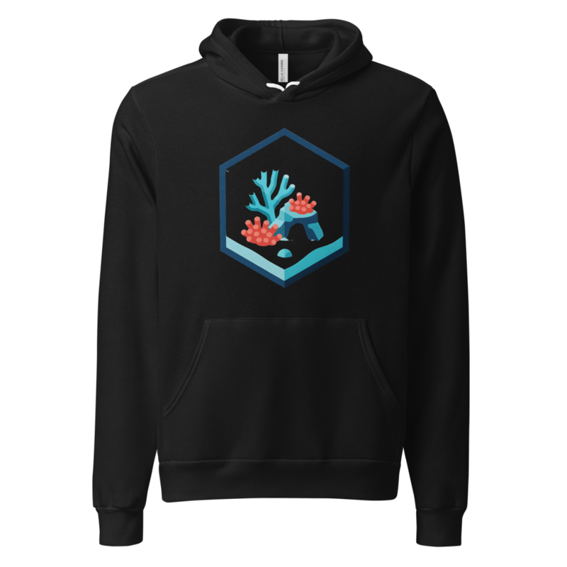 Iso Glass Reef Cube Hoodie (Artist Series) mockup