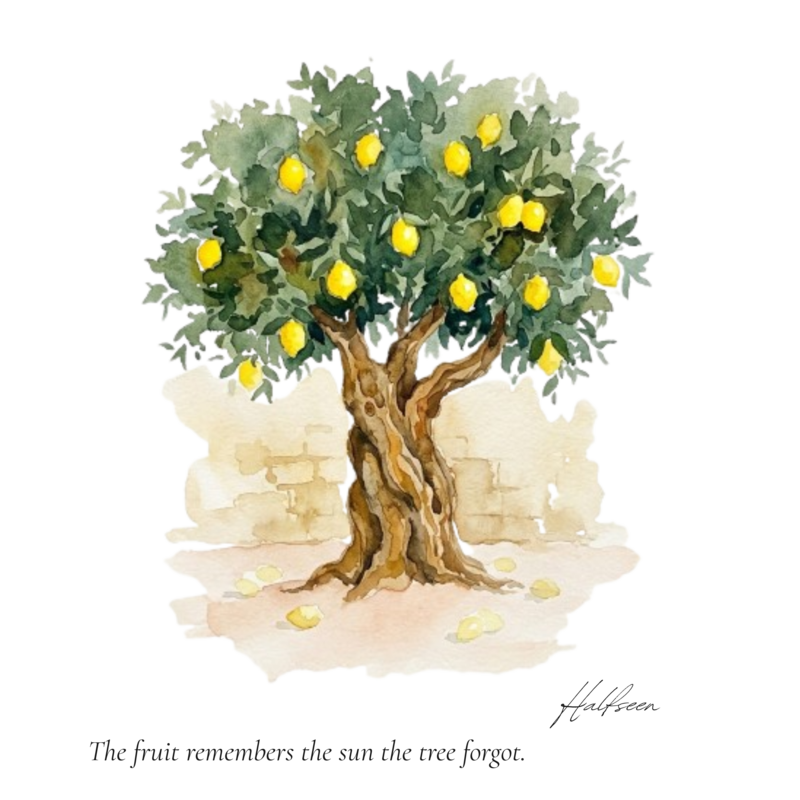 The Lemon Tree — illustrationBack