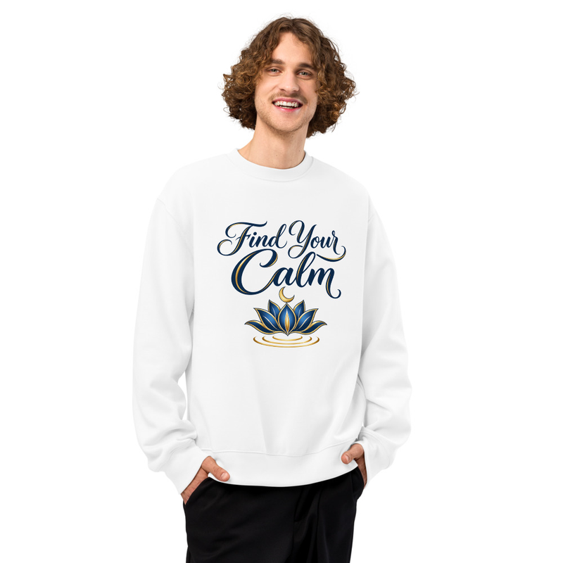 Find Your Calm Oversized heavyweight sweatshirt