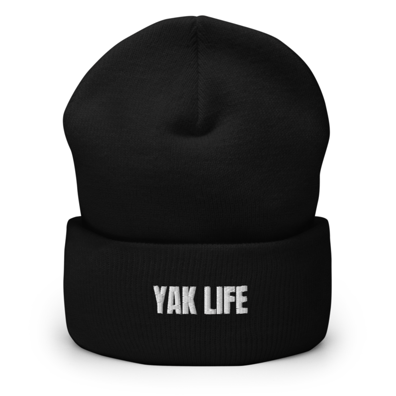 YAK LIFE Beanie mockup