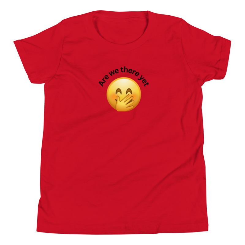 Are we there yet T-Shirt – S, Red