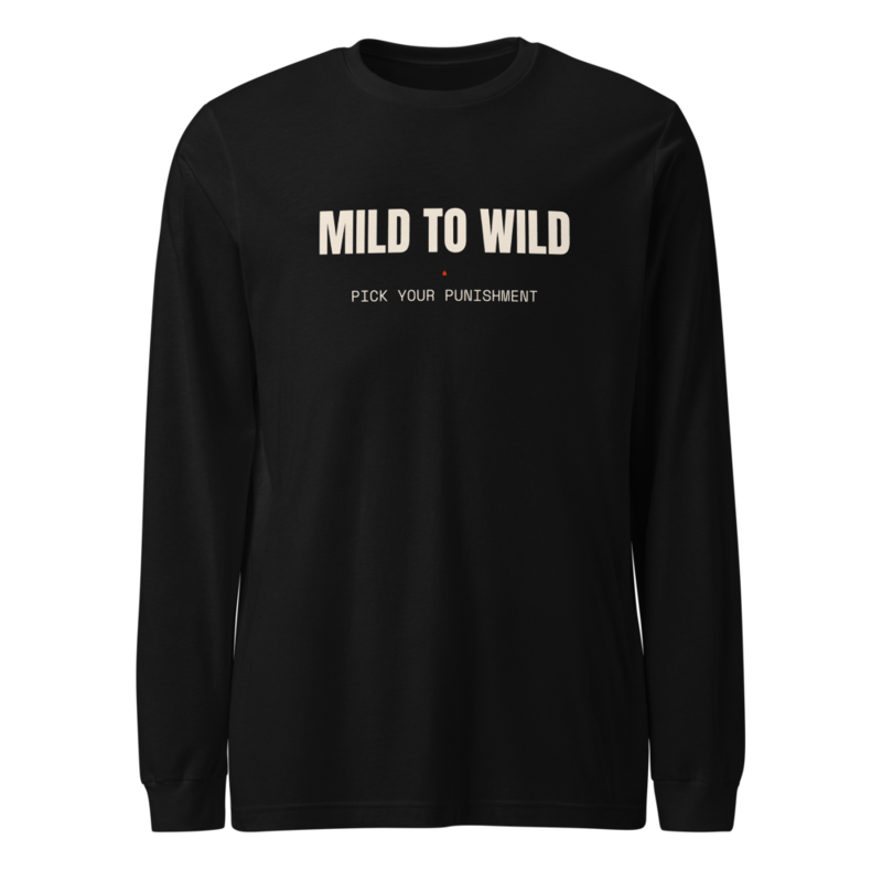 MILD TO WILD Long Sleeve — Hot Sauce merch
