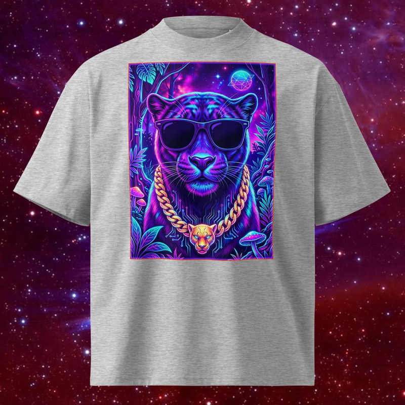 Hipster Panther - Hipster Panther / Heather Grey / S