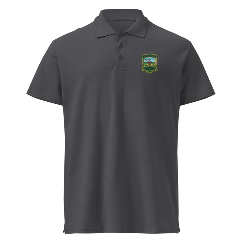 Jack Hole Golf Club Premium pique polo shirt (Women's) – XL, Mouse Grey
