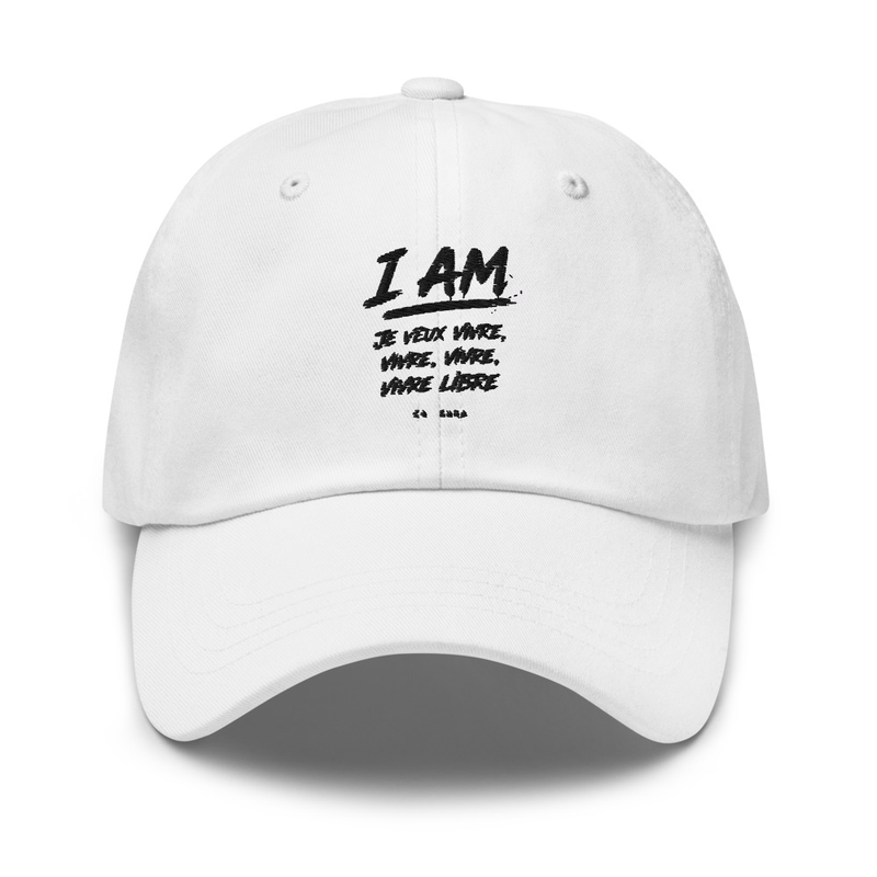 Casquette « I AM » Blanche