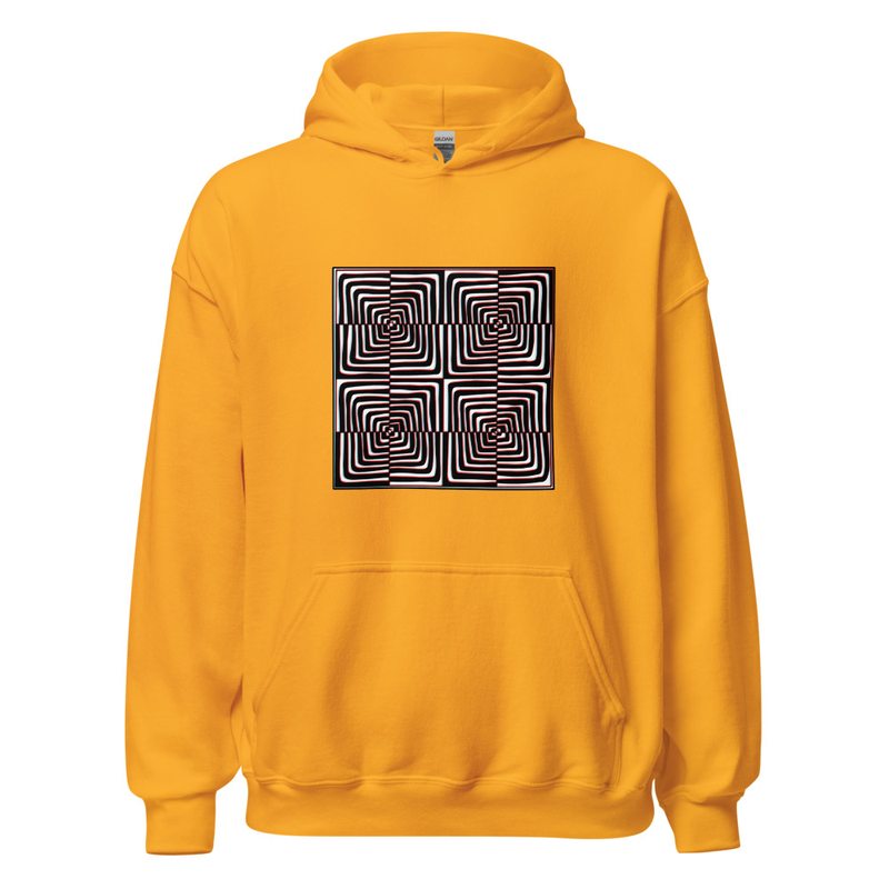Warp Window Hoodie — Gold