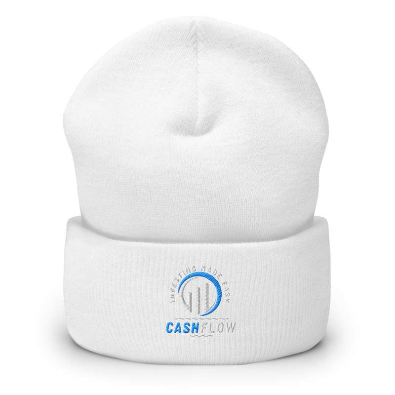 Cashflow Beanie v.1 – One size, White
