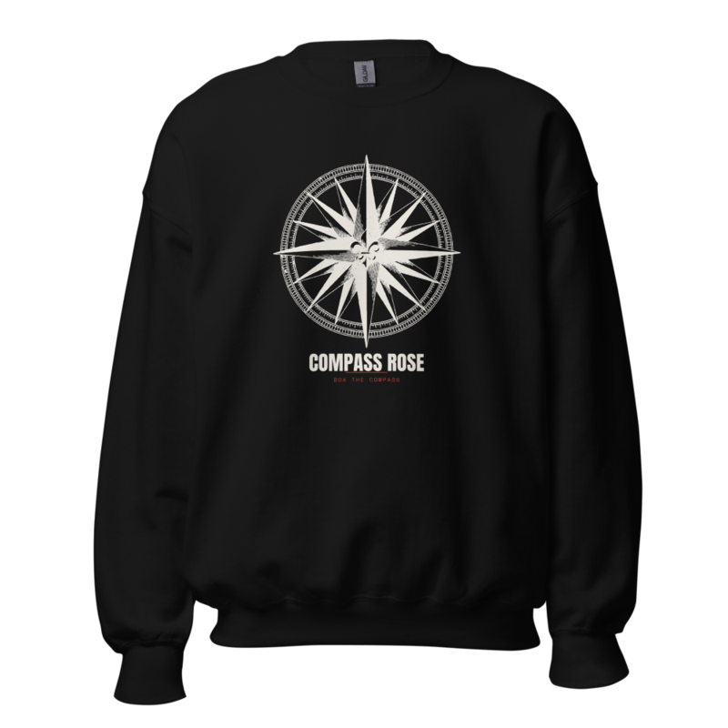 Compass Rose Crewneck — Sailing merch