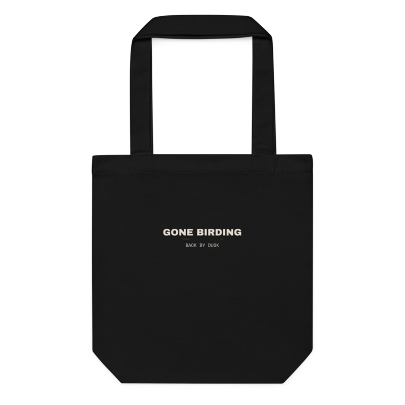 GONE BIRDING Tote mockup