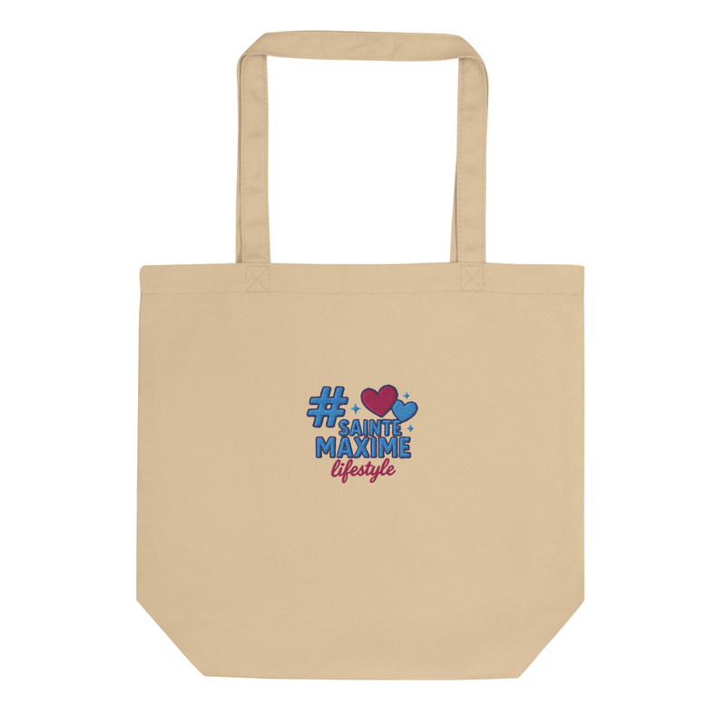 Sac Cabas Courses / Marché #SAINTEMAXIME Logo 2026