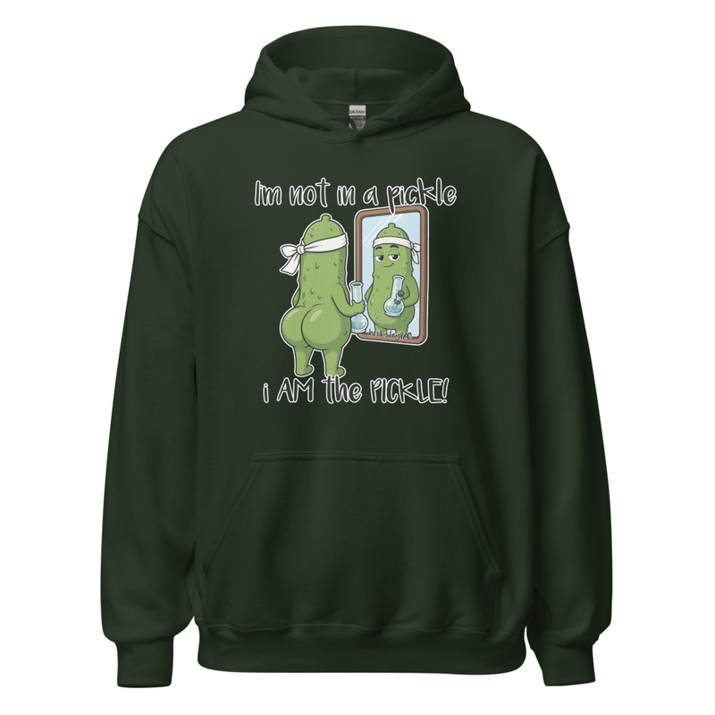 I Am The Pickle – Unisex Hoodie — Forest Green