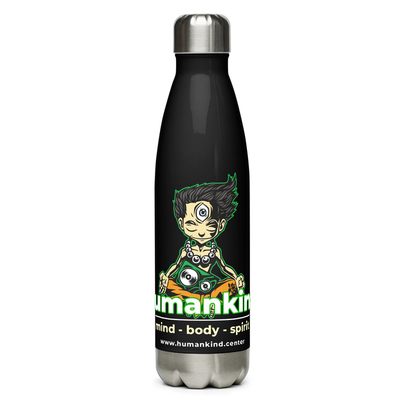 music meditation water bottle